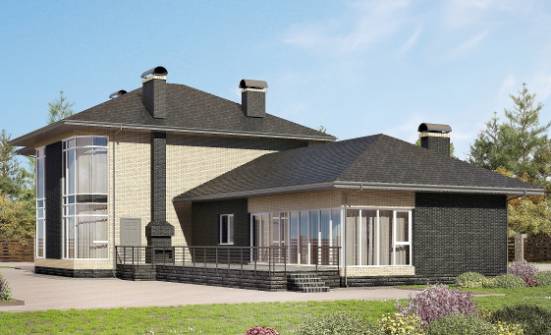 305-003-Л Проект двухэтажного дома, классический загородный дом из газобетона Котельнич | Проекты домов от House Expert