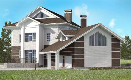 410-001-П Проект двухэтажного дома, гараж, красивый дом из кирпича Котельнич | Проекты домов от House Expert