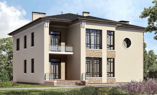 300-005-Л Проект двухэтажного дома, просторный загородный дом из кирпича Советск | Проекты домов от House Expert