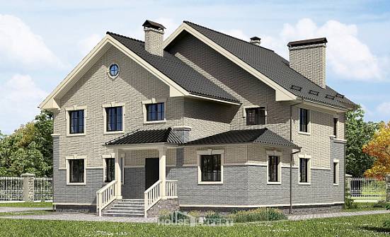 300-004-П Проект двухэтажного дома, современный домик из арболита Вятские Поляны | Проекты домов от House Expert