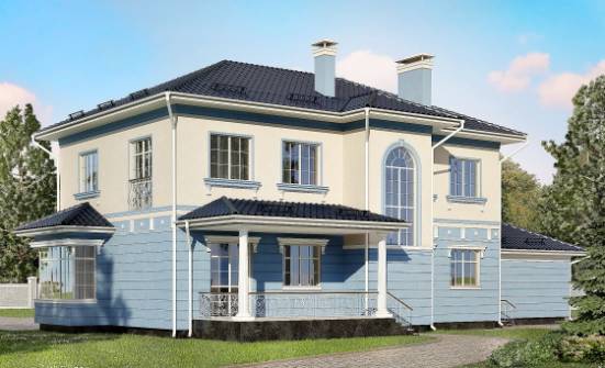 285-003-Л Проект двухэтажного дома, гараж, современный домик из кирпича Вятские Поляны | Проекты домов от House Expert