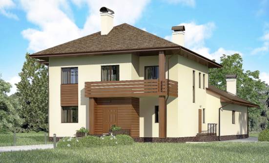 300-001-П Проект двухэтажного дома, современный домик из кирпича Котельнич | Проекты домов от House Expert