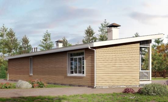 110-004-Л Проект бани из кирпича Кирово-Чепецк | Проекты одноэтажных домов от House Expert