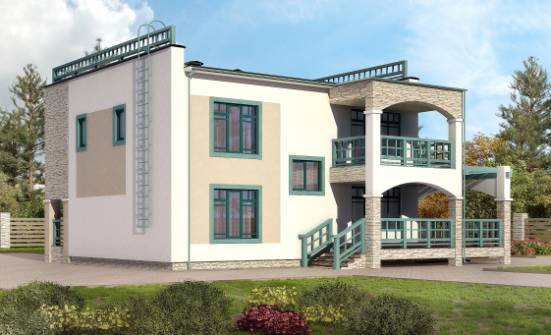 150-010-П Проект двухэтажного дома, компактный домик из кирпича Котельнич | Проекты домов от House Expert
