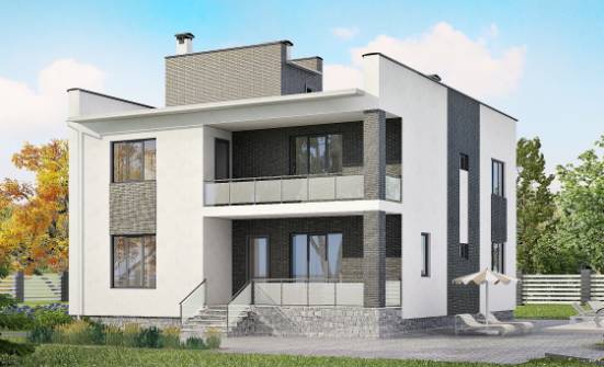 225-001-П Проект двухэтажного дома, классический загородный дом из газосиликатных блоков Киров | Проекты домов от House Expert