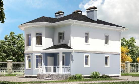 120-001-П Проект двухэтажного дома, бюджетный домик из газосиликатных блоков Котельнич | Проекты домов от House Expert