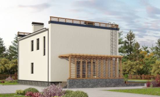 215-002-Л Проект двухэтажного дома, простой дом из поризованных блоков Киров | Проекты домов от House Expert