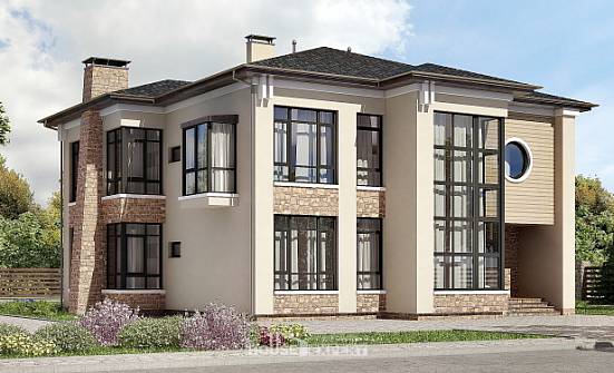 300-005-Л Проект двухэтажного дома, просторный загородный дом из кирпича Советск | Проекты домов от House Expert