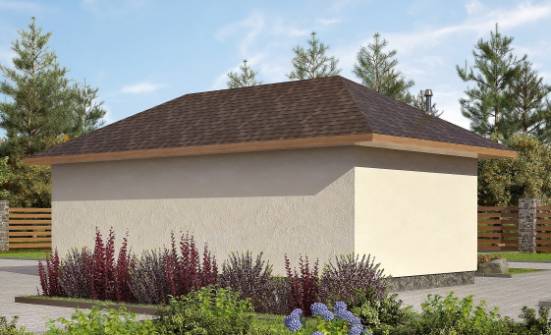 040-001-П Проект гаража из пеноблока Котельнич | Проекты одноэтажных домов от House Expert