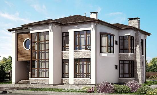 300-005-П Проект двухэтажного дома, современный дом из кирпича Котельнич | Проекты домов от House Expert