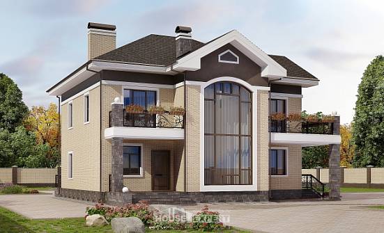 200-006-П Проект двухэтажного дома, уютный загородный дом из кирпича Киров | Проекты домов от House Expert