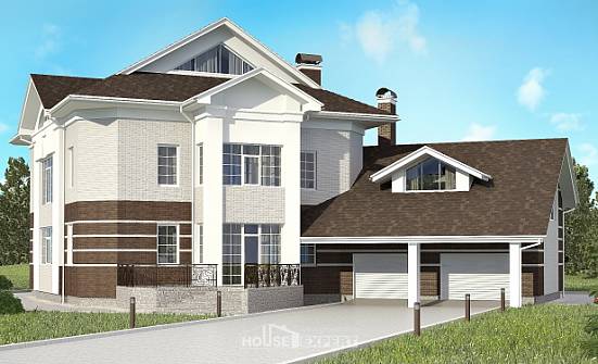 410-001-П Проект двухэтажного дома, гараж, красивый дом из кирпича Котельнич | Проекты домов от House Expert