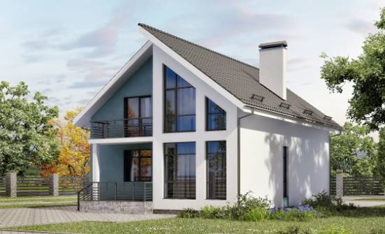 170-006-П Проект двухэтажного дома с мансардой, уютный домик из арболита Вятские Поляны | Проекты домов от House Expert