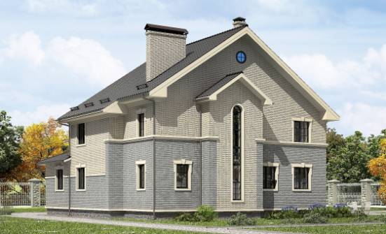300-004-П Проект двухэтажного дома, современный домик из арболита Вятские Поляны | Проекты домов от House Expert