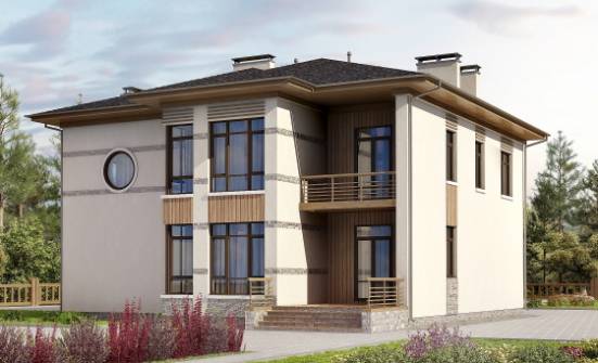 345-001-П Проект двухэтажного дома, большой коттедж из газосиликатных блоков Котельнич | Проекты домов от House Expert