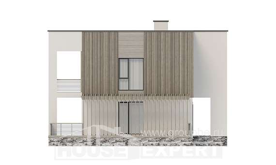 150-017-П Проект двухэтажного дома, доступный домик из твинблока, Кирово-Чепецк
