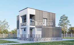150-017-П Проект двухэтажного дома, бюджетный дом из газобетона, Котельнич