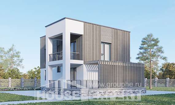 150-017-П Проект двухэтажного дома, бюджетный дом из газобетона, Котельнич