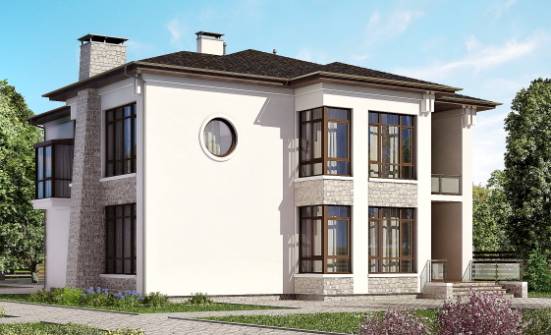 300-005-П Проект двухэтажного дома, классический домик из кирпича, Советск
